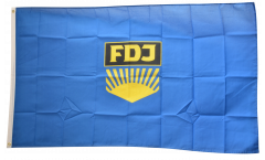Bandiera Germania dell'Est FDJ Libera Gioventù Tedesca