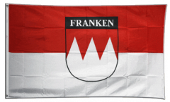 Bandiera Germania Franconia con grafia
