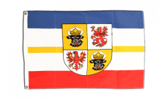 Bandiera Germania Meclenburgo Pomerania Landeswappen