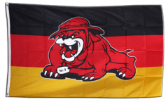 Bandiera Germania con bulldog