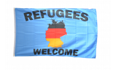 Bandiera Germania Refugees Welcome