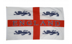 Bandiera Inghilterra 4 leoni