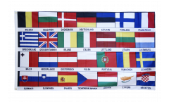 Bandiera 28 stati dell'Unione Europea EU