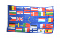 Bandiera Unione Europea EU con 28 stati