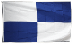 Bandiera Tifosi a quadri blu-bianchi