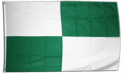 Bandiera Tifosi a quadri verde-bianchi