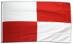 Bandiera Tifosi a quadri rossi-bianchi