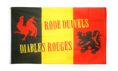 Bandiera Tifosi Belgio Diables Rouges