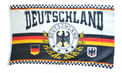 Bandiera Tifosi Germania corona d'alloro 4 stelle
