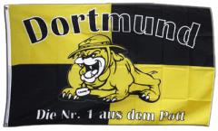 Bandiera Tifosi Dortmund bulldog
