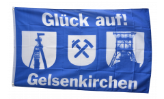 Bandiera Tifosi Gelsenkirchen Torre d'estrazione