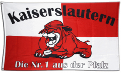 Bandiera Tifosi Kaiserslautern bulldog