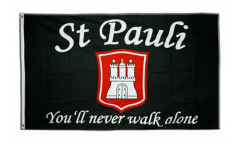 Bandiera Tifosi St. Pauli - You'll never walk alone