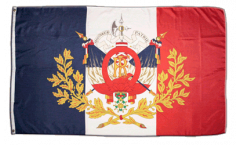 Bandiera Francia con stemmi