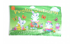 Bandiera Frohe Ostern Coniglietto di Pasqua 2