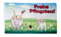 Bandiera Frohe Pfingsten vacca 2