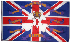 Bandiera Regno Unito Irlanda del nord 6 Province