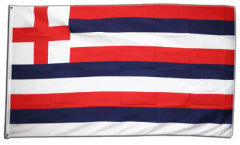 Bandiera Regno Unito red blue white Stripe Ensign sedicesimo secolo