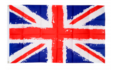Bandiera Regno Unito Union Jack con sprizzo