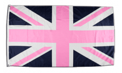 Bandiera Regno Unito Union Jack Pink