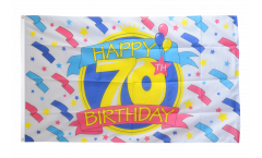 Bandiera Happy Birthday 70