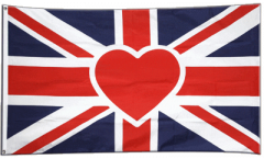 Bandiera Bandiera cuore Regno Unito