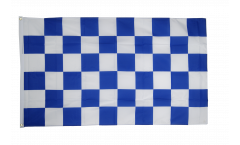 Bandiera a quadri blu-bianchi