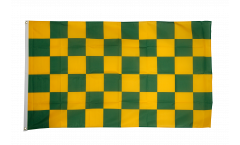 Bandiera a quadri verde-gialli