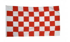 Bandiera a quadri rossi-bianchi