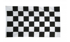 Bandiera a quadri bianchi-neri