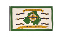 Bandiera Irlanda del Nord Federazione calcistica bianco