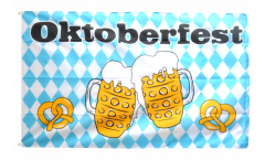 Bandiera Oktoberfest Birra con Brezel