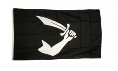 Bandiera Pirata braccio con spada
