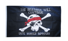 Bandiera Pirata Beatings will continue