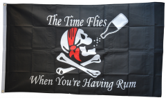 Bandiera Pirata The Time Flies When You are Having Rum
