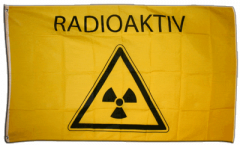 Bandiera Radioaktiv Radioattivo