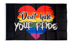 Bandiera Arcobaleno Don't hide Your Pride