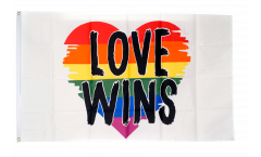 Bandiera Arcobaleno Love Wins