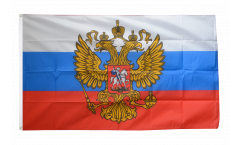 Bandiera Russia con stemma