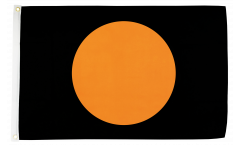 Bandiera Nera con cerchio arancio