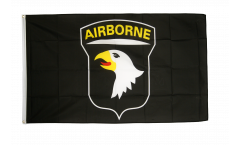 Bandiera USA 101st Airborne, nero
