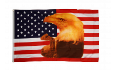Bandiera USA Aquila con lacrime
