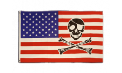Bandiera USA con Pirata