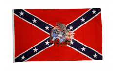 Bandiera USA Stati del Sud Born to be free