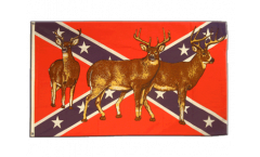 Bandiera USA Stati del Sud con tre caprioli