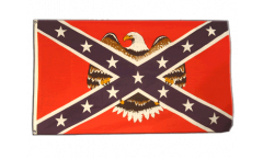 Bandiera USA Stati del Sud con aquila larga