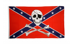 Bandiera USA Stati del Sud pirata