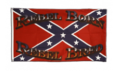 Bandiera USA Stati del Sud Rebel Born Rebel Bred