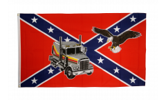 Bandiera USA Stati del Sud autocarro con aquila
