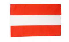 Bandiera Austria con orlo